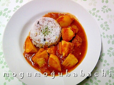 チキンと筍のトマトカレー